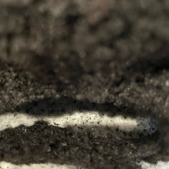 New Custom Designed Black Teddy Sherpa Adjustable Baseball Cap with Black Heart. main image 5